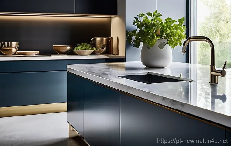 고내구성 소재 - **Smartphone Screen:** A high-definition close-up of a sleek, dark smartphone screen. A faint, hair-...