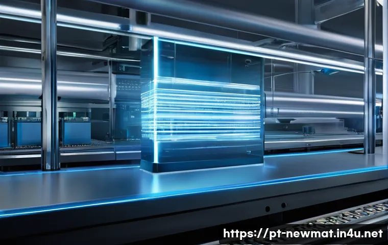 초고속 전도성 소재 - **Prompt:** A state-of-the-art laboratory showcasing the Meissner effect. In the foreground, a brill...