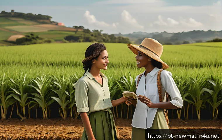 섬유소재 - A vibrant Brazilian fashion market scene showcasing models wearing eco-friendly clothing made from o...